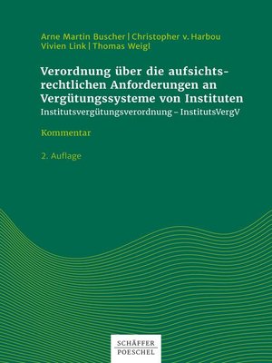 cover image of Verordnung über die aufsichtsrechtlichen Anforderungen an Vergütungssysteme von Instituten